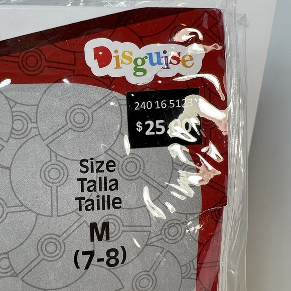 Pokemon Kids Pikachu Halloween Costume Jumpsuit Brand New Size Medium 7-8 - Picture 2 of 10